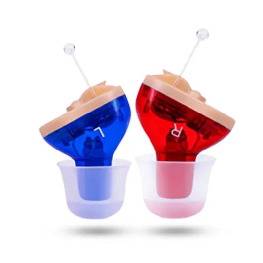 CIC Hearing Machine | Invisible Smallest Mini CIC 110 Blue | Instantfit CIC hearing Machine